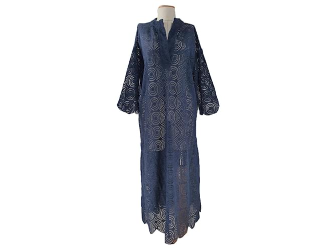 Autre Marque Dresses Blue Cotton  ref.857808