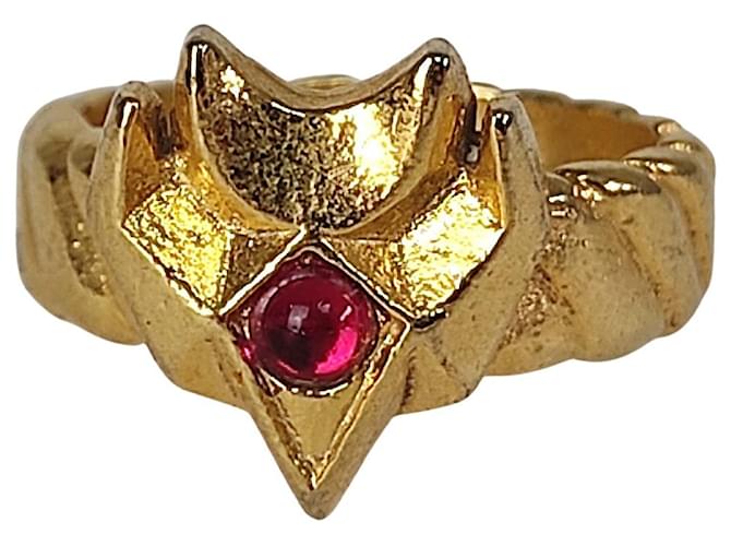 Vintage gold plated ring Golden Gold-plated  ref.857821