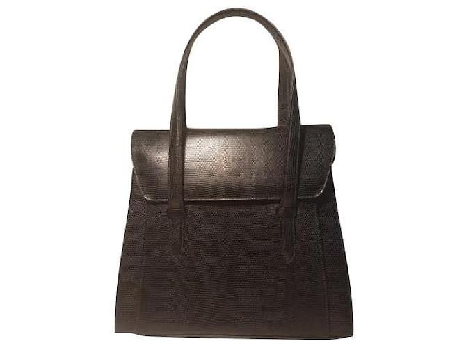 Lancel Handbags Black Leather  ref.857870