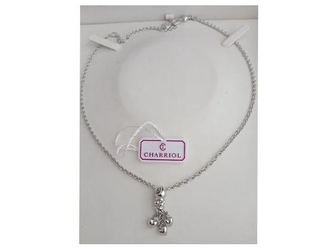 Autre Marque Collana CHARRIOL triplo cuore in acciaio Argento