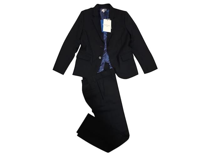 Paul Smith Outfits Navy blue Polyester Viscose  ref.857881