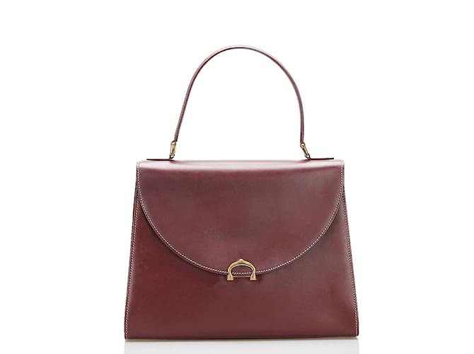 Must de Cartier Leather Handbag Red Pony-style calfskin  ref.857977