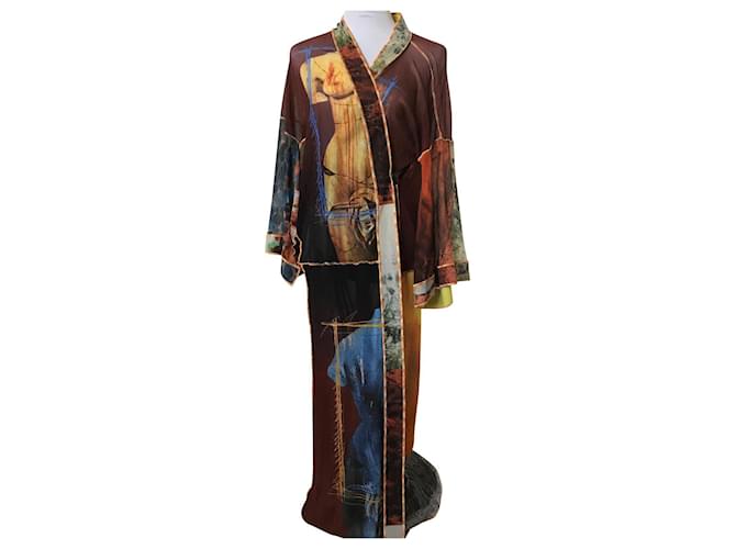 Jean Paul Gaultier Robes Synthétique Multicolore  ref.858579