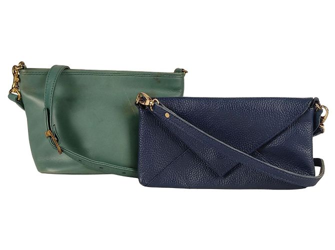 Ensemble de sacs en cuir vintage Multicolore