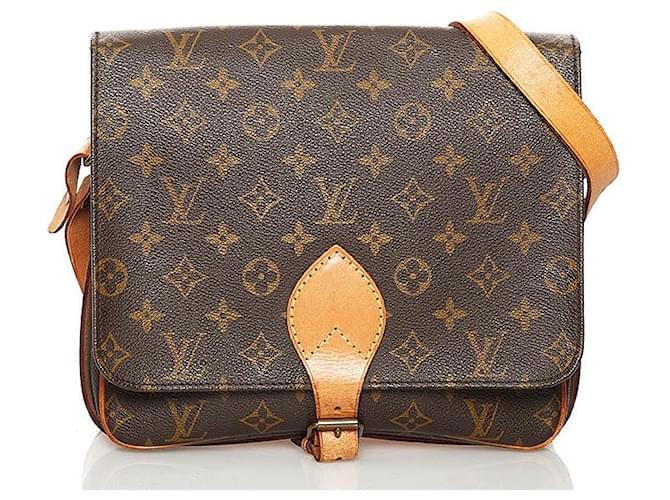 Louis Vuitton Monogram Cartouchiere GM M51252 Brown Cloth ref