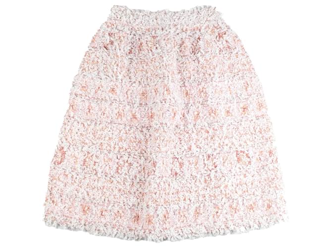CHANEL  Skirts T.fr 34 tweed White  ref.859421