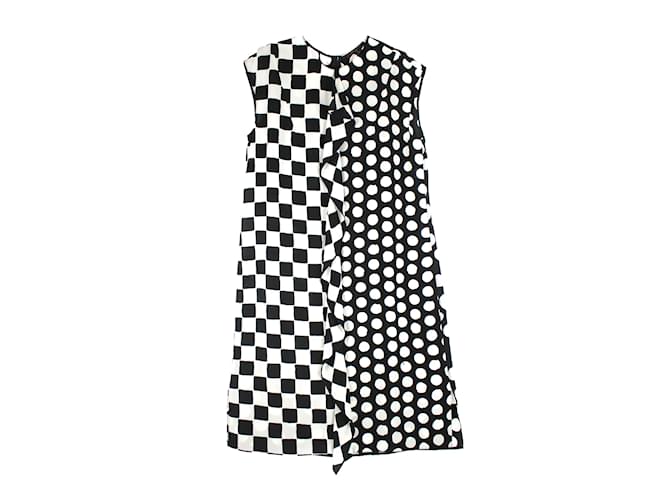 LOUIS VUITTON  Dresses T.International M Silk Black  ref.859525