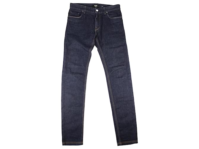 Calças FENDI T.fr 32 Jeans Azul John  ref.859547