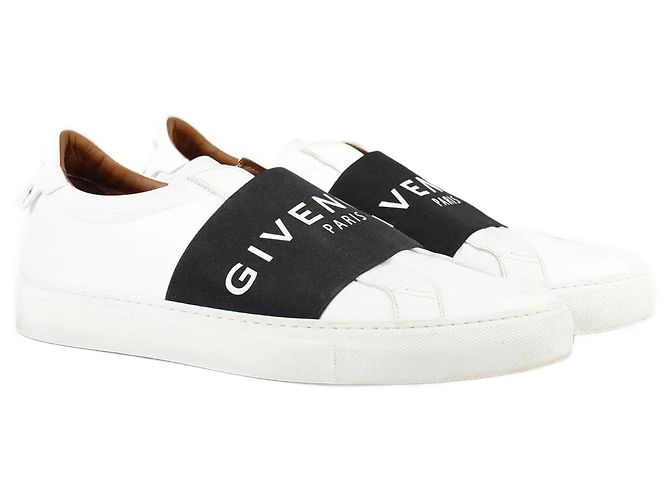 Givenchy Sneaker mit elastischem Band (T42) Weiß 
