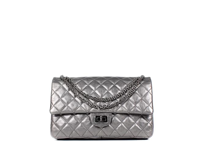 CHANEL Handbags T. Leather Grey ref.859625 - Joli Closet