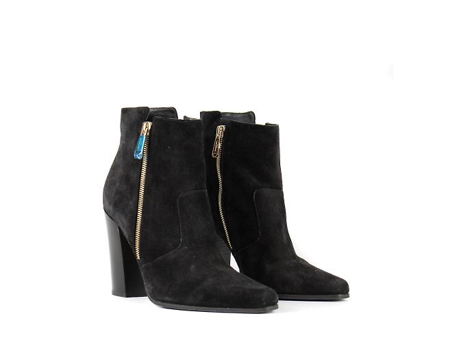 BALMAIN - Wildleder Stiefeletten (Größe 39) Schwarz