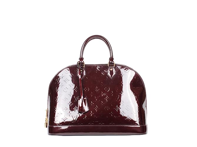 Alma LOUIS VUITTON  Handbags T.  Leather Purple  ref.859660