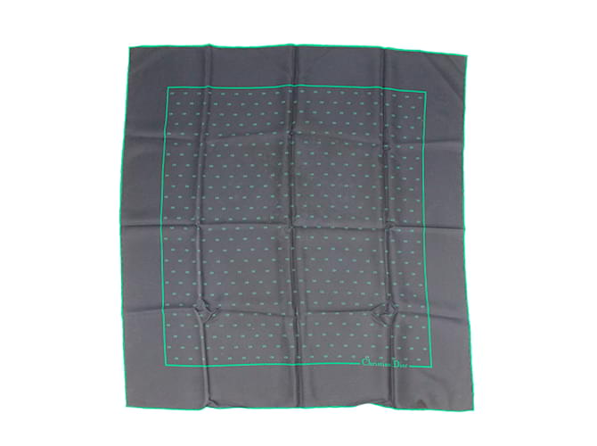 DIOR  Silk handkerchief T.  silk Blue  ref.859718
