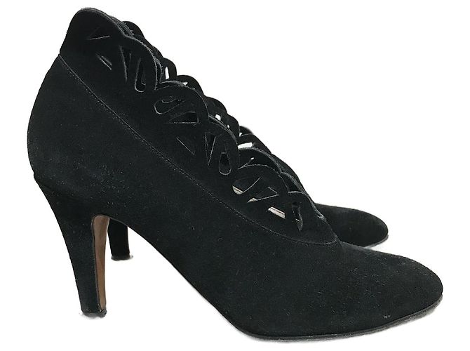 Chloé CHLOE Tacchi T.EU 37 Camoscio Nero