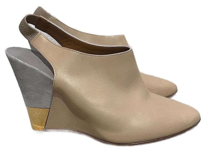 Chloé CHLOE Heels T.EU 36.5 Leather Beige