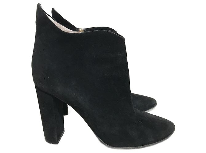 Chloé Bottines CHLOE T.EU 36 Suède Noir