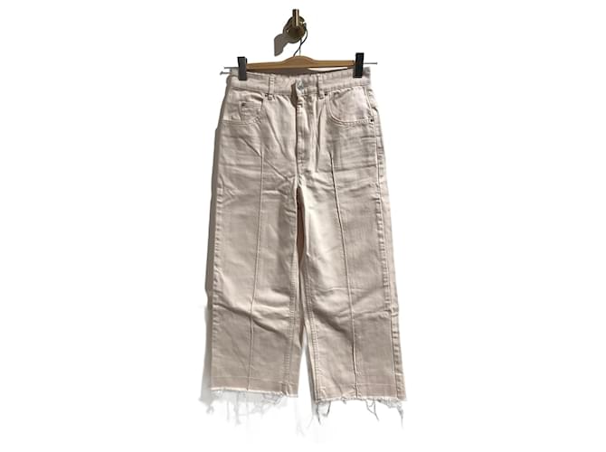 ISABEL MARANT ETOILE Jeans T.fr 36 cotton Crudo Cotone  ref.859865