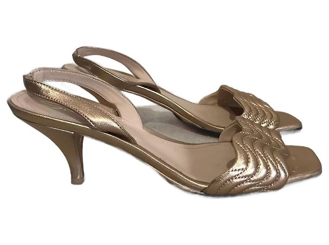 Sandali SANTONI T.EU 37 Pelle D'oro
