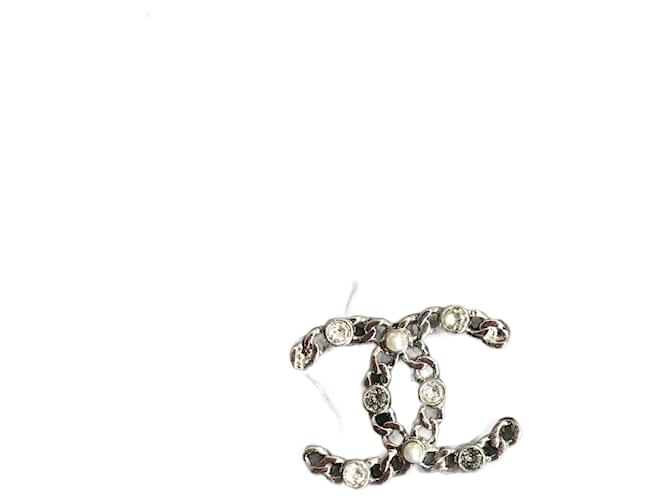 CHANEL Pins & brooches T. metal Silvery ref.859939 - Joli Closet