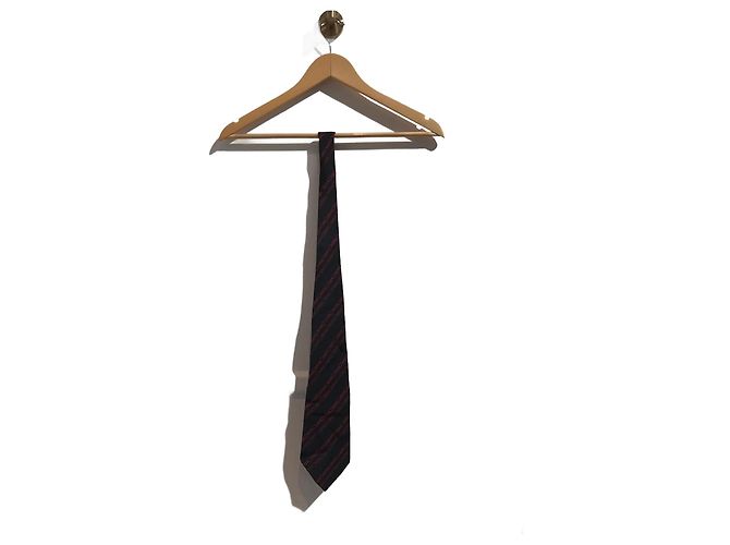 SAINT LAURENT Cravatte T. Seta Nero