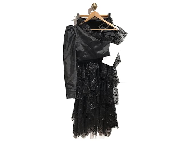 Autre Marque RAISA VANESSA Robes T.International XS Polyester Noir  ref.859982