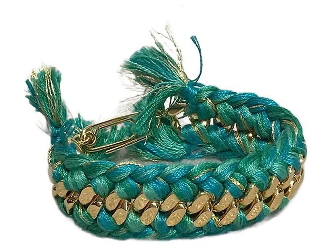 AURELIE BIDERMANN Pulseras T.  Chapado en oro Verde