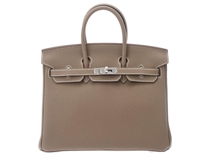 Hermès Birkin Grey Leather  ref.860124