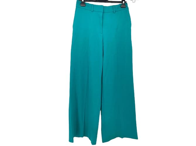 SAMSOE & SAMSOE  Trousers T.International XS Polyester Turquoise  ref.860327