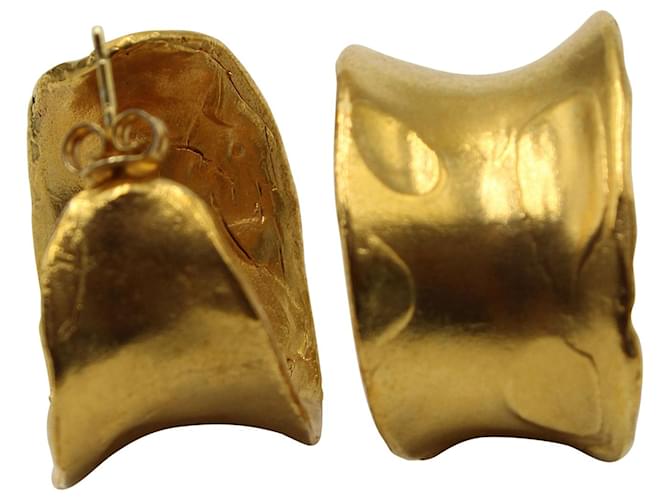 Autre Marque Alighieri Joker's Game Hoop Earrings in Gold Metal Golden  ref.860424