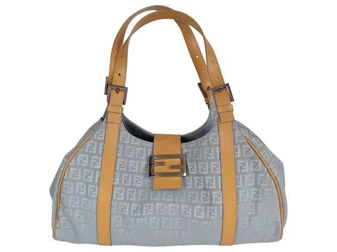 Fendi - Authenticated Baguette Handbag - Cloth Multicolour for Women, Very Good Condition
