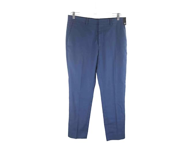 Fendi Pantalones de algodon Azul Algodón  ref.861107