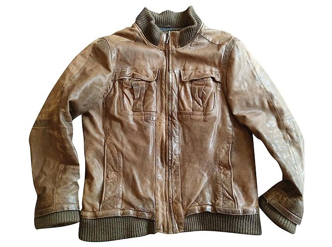 Autre Marque Chevignon Legend Lederjacke Braun