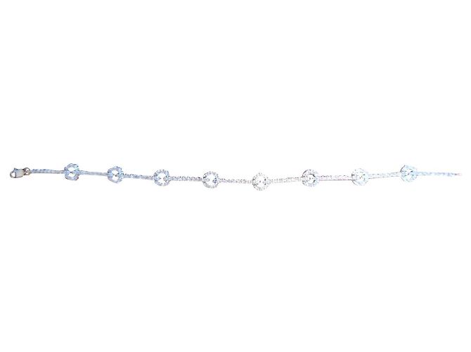 Autre Marque pulsera Jean Delatour con diamantes Hardware de plata