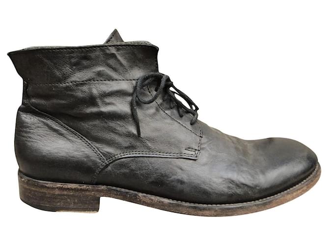 Autre Marque Pawelk's p ankle boots 41 Black Leather  ref.860361
