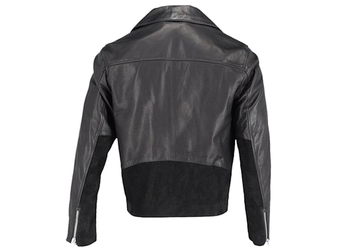 Acne Studios Axl Biker Jacket in Black Leather	  ref.860401