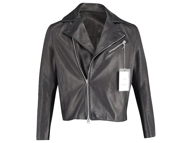 Acne Studios Axl Biker Jacket in Black Leather  ref.860402