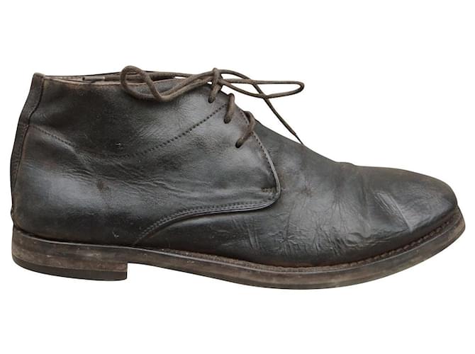 Autre Marque Andrea Ventura p ankle boots 41 Black Leather  ref.860404