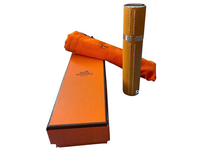 Hermès Swift leather vaporizer case yellow