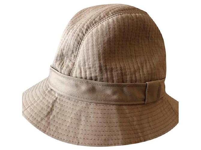 Sombrero de pescador Burberry Beige Algodón  ref.860841