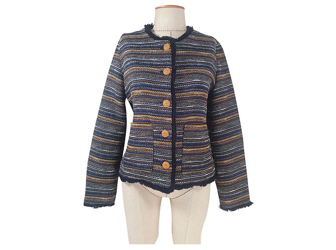 Chaqueta de tweed Trussardi Jeans Multicolor
