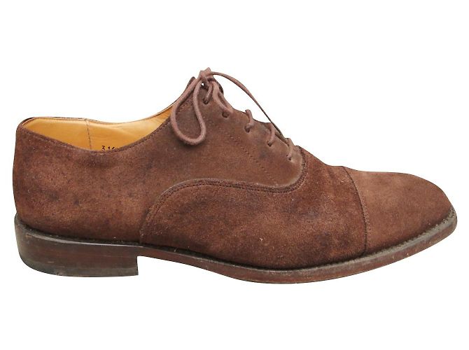 Brogue Finsbury Marroni in Pelle e Suede Taglia 43 Marrone