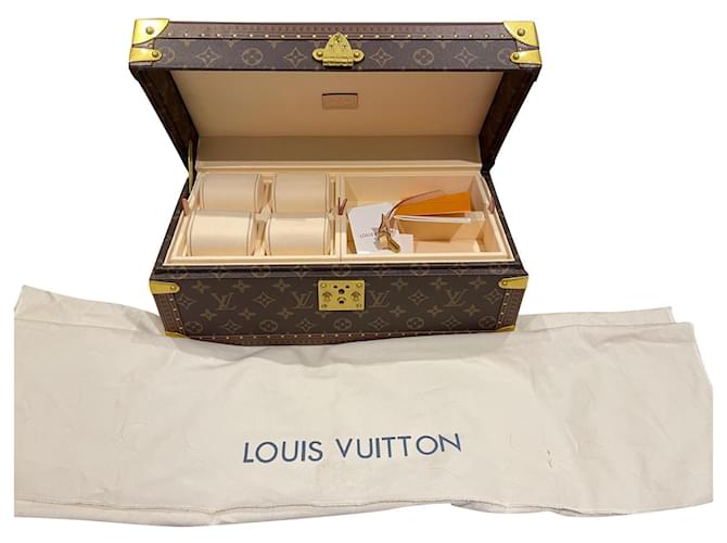 Louis Vuitton Coffret accessoires Toile Marron Beige  ref.861518