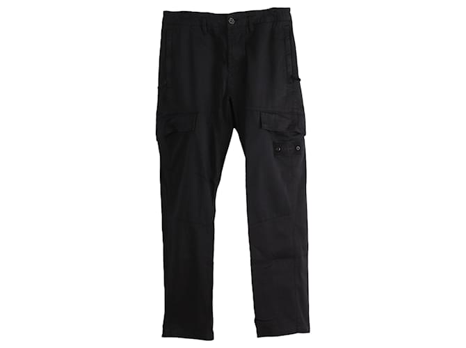 Stone Island Ghost Cargo Pants in Navy Blue Cotton  ref.861522