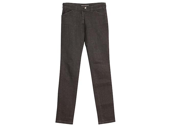Everyday Balenciaga Skinny Fit Jeans aus schwarzer Baumwolle  ref.861543