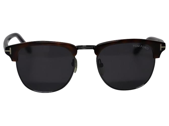 Tom Ford Henry Sonnenbrille aus schwarzem Acetat Zellulosefaser  ref.861552