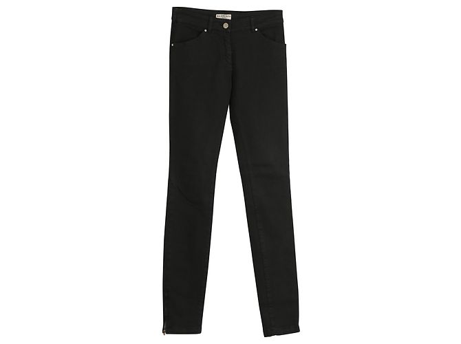 Vaqueros pitillo Balenciaga de algodón vaquero negro