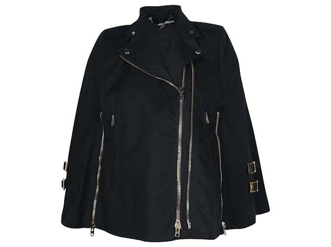 Givenchy Biker Cape in Black Cotton  ref.861584