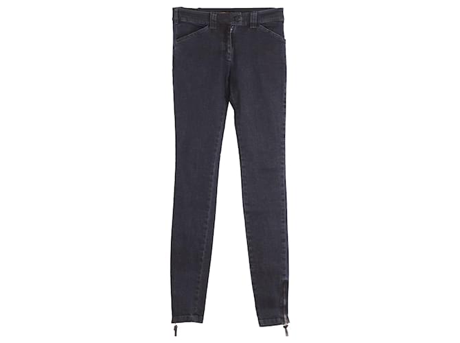 Calça jeans skinny Balenciaga em jeans de algodão azul marinho  ref.861586