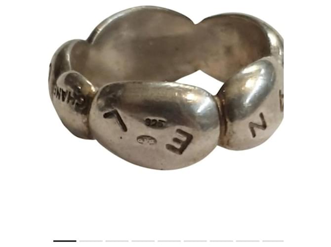 Chanel Ring Silber Geld  ref.861619