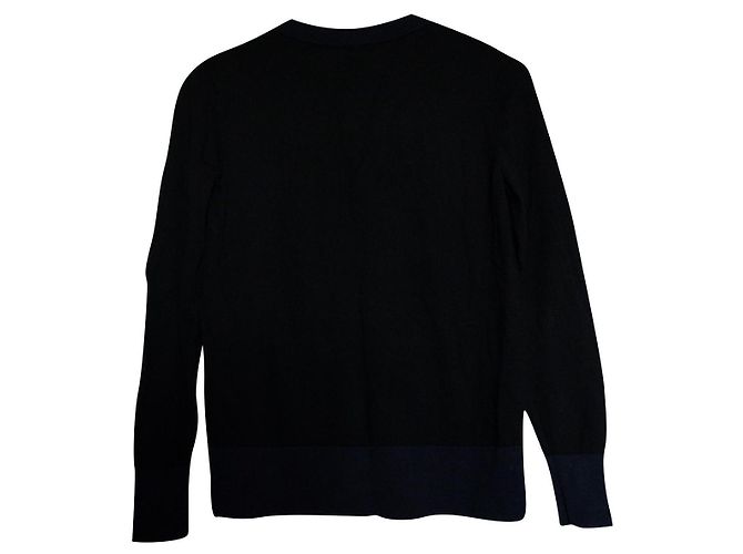 Cambon Chanel Uniform schwarz-blaue Strickjacke 